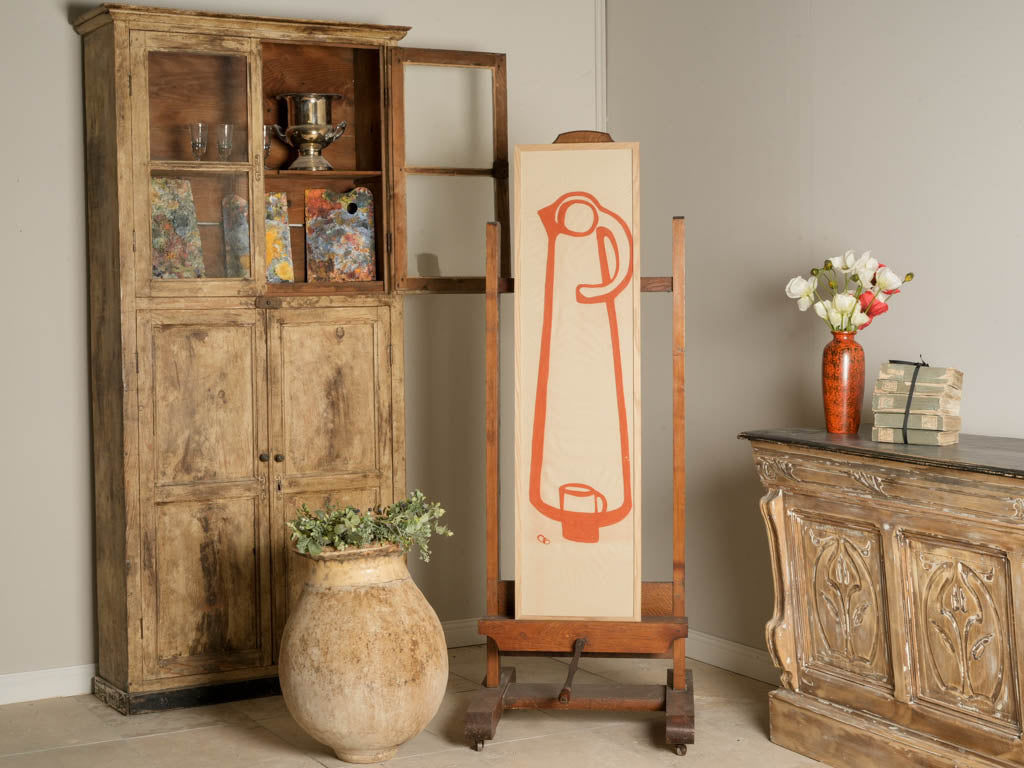 Playful Natural Wood Framed Piece
