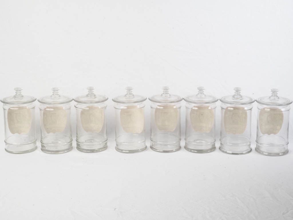 Classic ripple effect candy jars