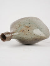 Flat bottle vase speckled - Cyclades Anduze atelier 8¼"
