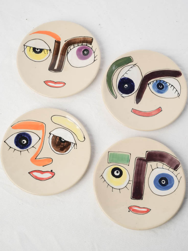 Artful mid-century ceramic dish