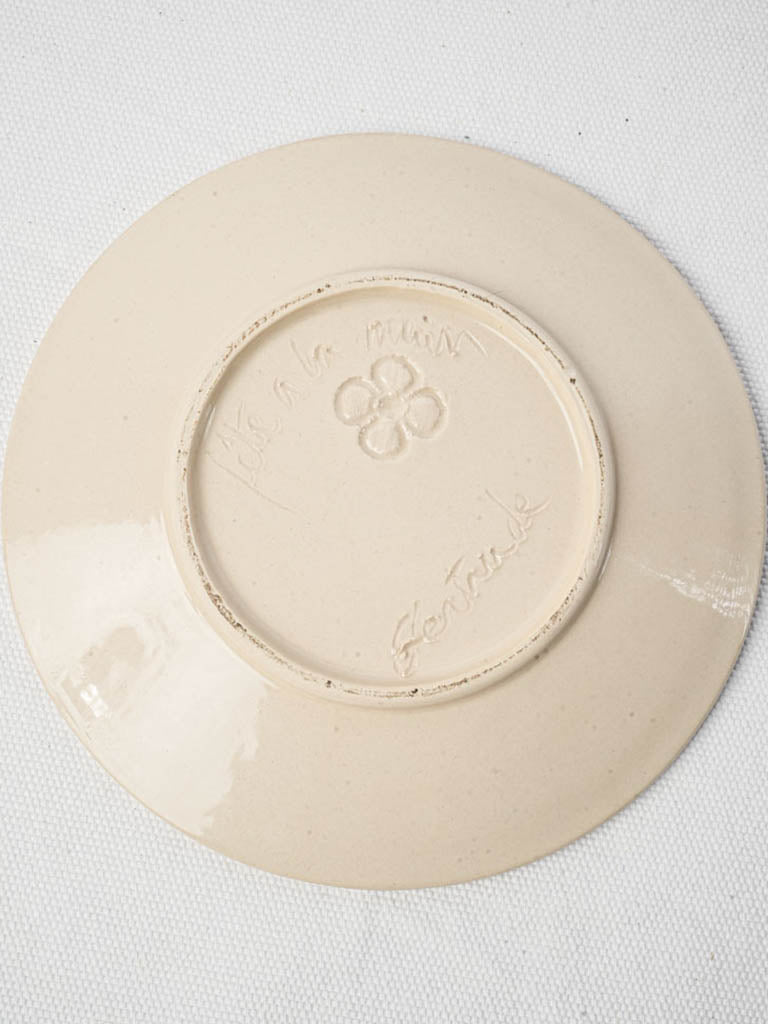Glossy cubist catchall dish