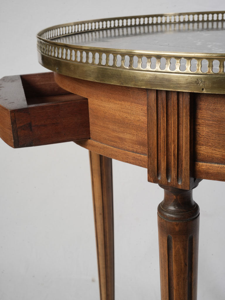 Rich honeyed tone wood table