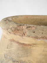 Country-style glazed interior ancient jar