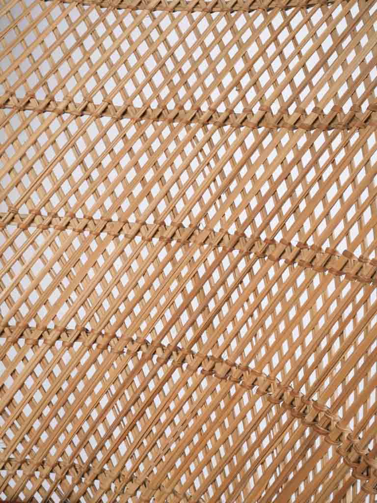 Inviting low seat rattan lounger  