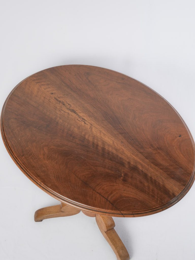 Handsome French pedestal table