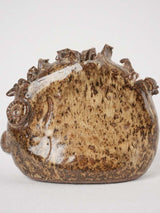 1970s small decorative terracotta vessel