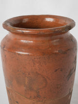 French antiqued honey pot