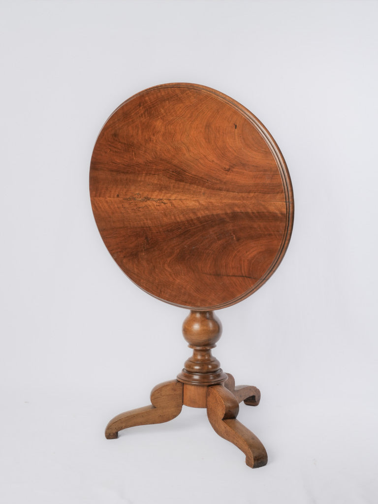 Nineteenth-century walnut side table
