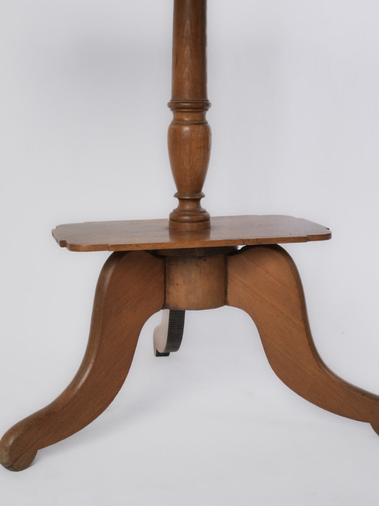 Distinctive aged walnut gueridon  