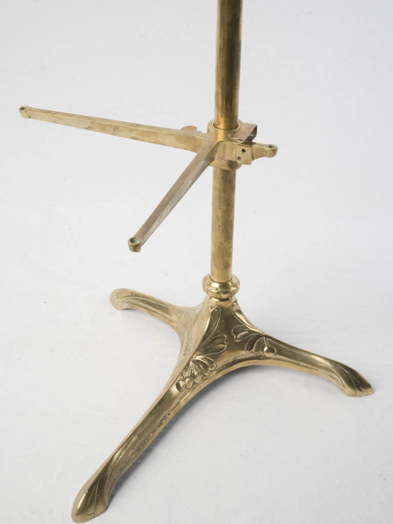 Vintage golden Art Nouveau stand