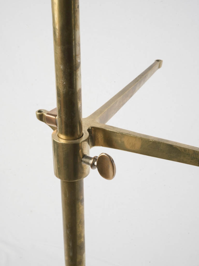 Sculptural brass shop display