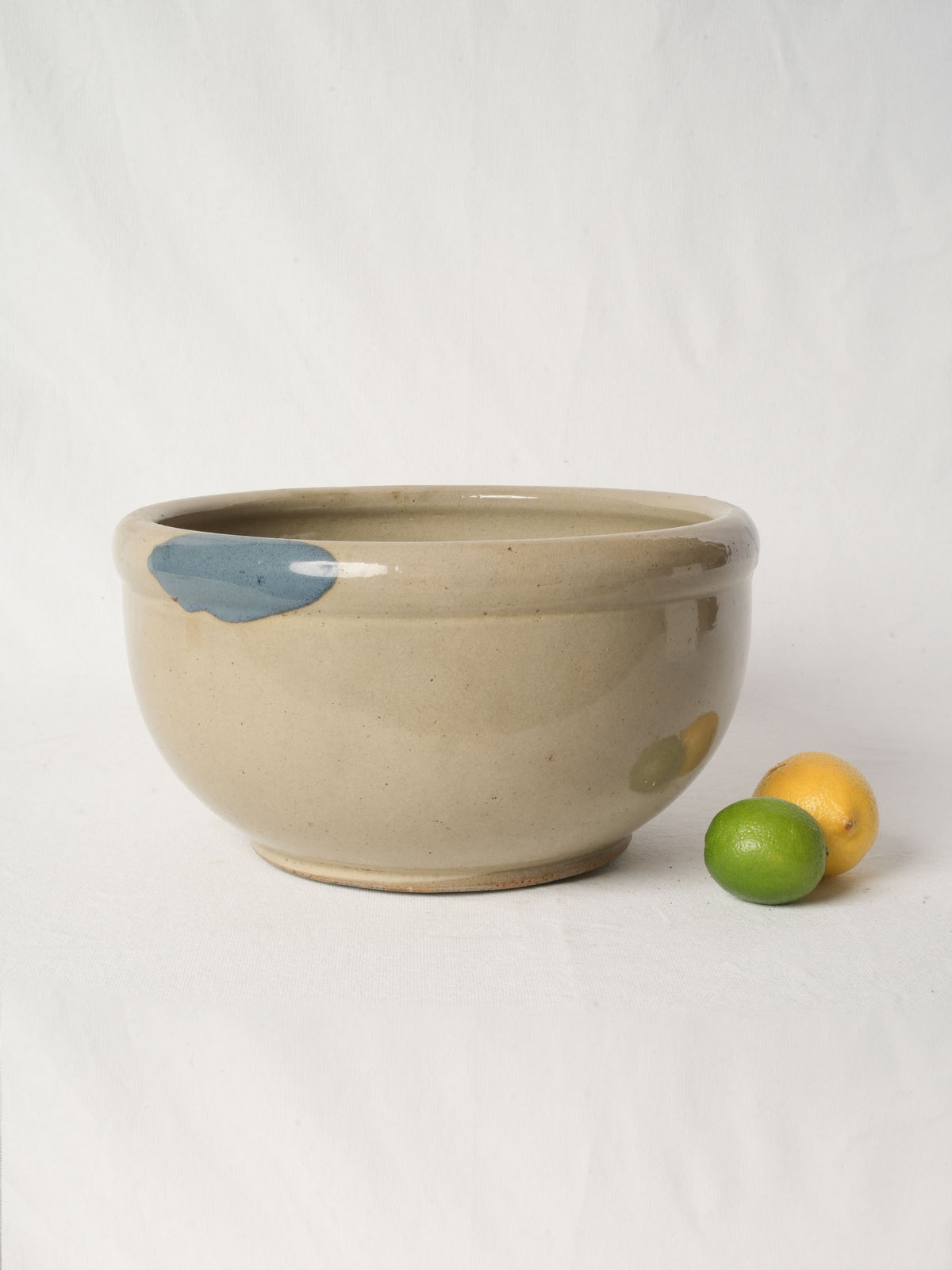 Large Handmade Vintage Japanese Ceramic Serving Bowl 13"