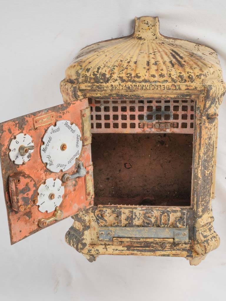 Collectible timeworn French mailbox