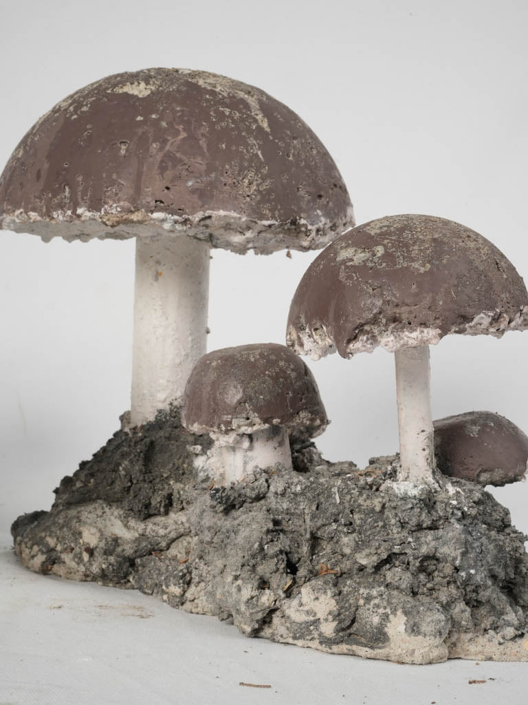 Aged patina woodland fairy-tale statues