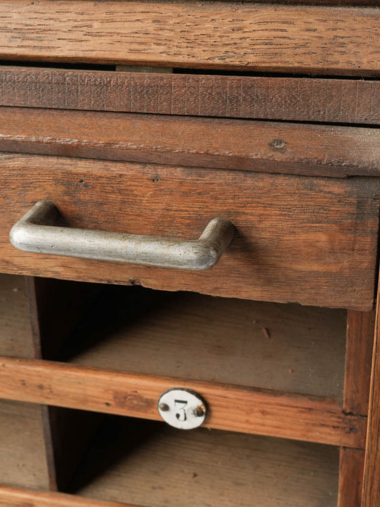 Timeless oak desk organizer  