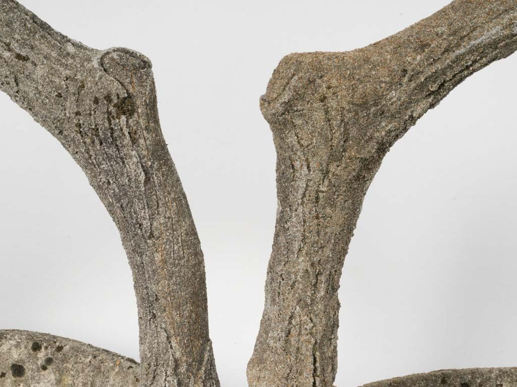 Functional faux bois garden planters