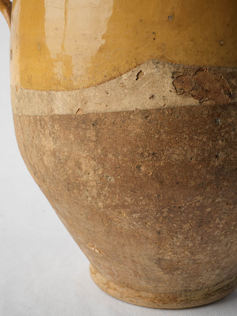 Aged artisanal confit pot