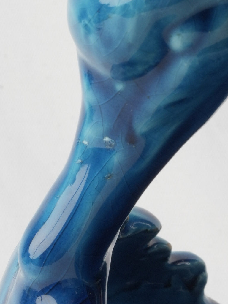 Eye-Catching Mid-Century Vallauris Swan Cachepot Signed Alain Maunier - 10¾"