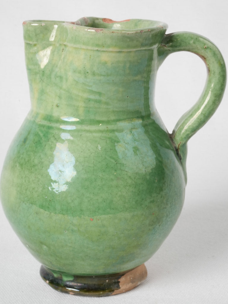 Antique rustic terracotta water pitcher