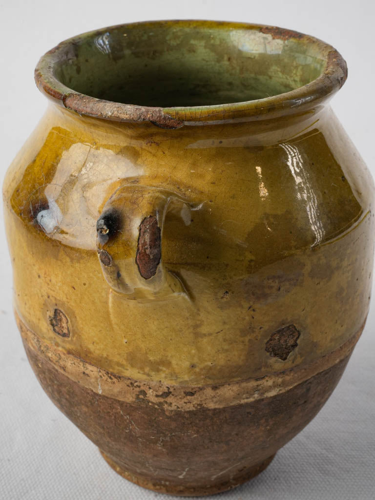 Charming French rustic confit pot  