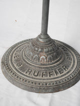 Rustic patina French iron bistro table