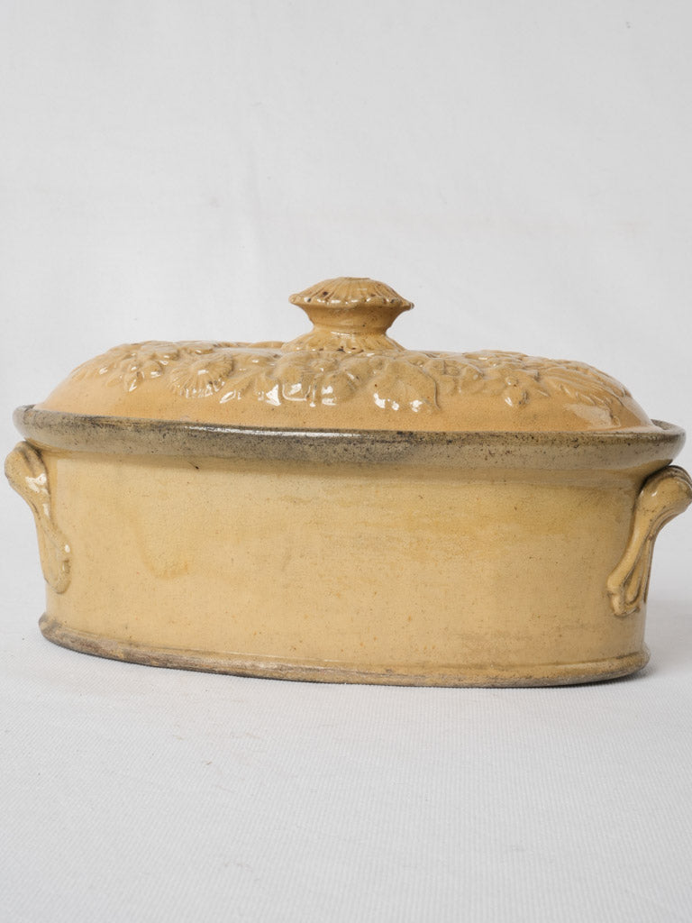 Vintage French Provence terracotta tureen