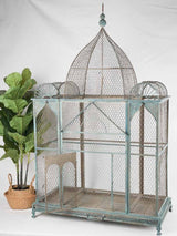 Huge Napoleon III antique French birdcage 59"