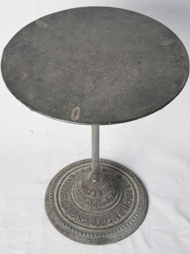 Elegant antique Ruffier garden patio table