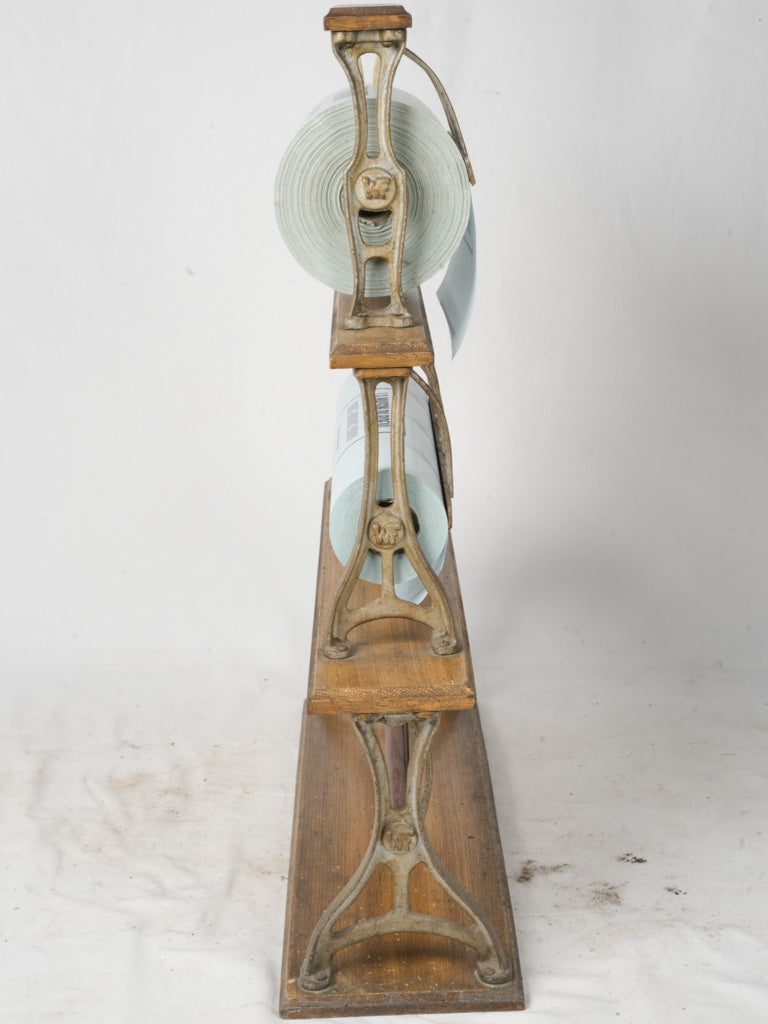 Vintage rustic paper dispenser