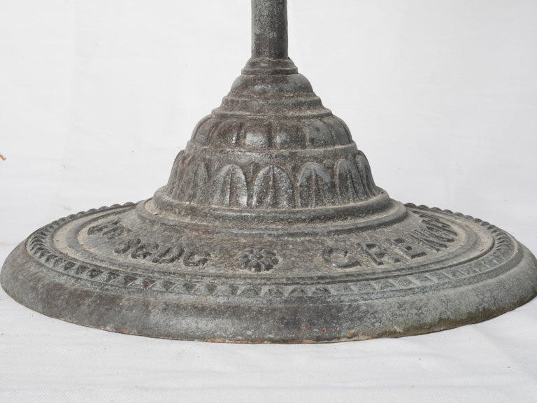 Historical Ruffier French cast-iron table