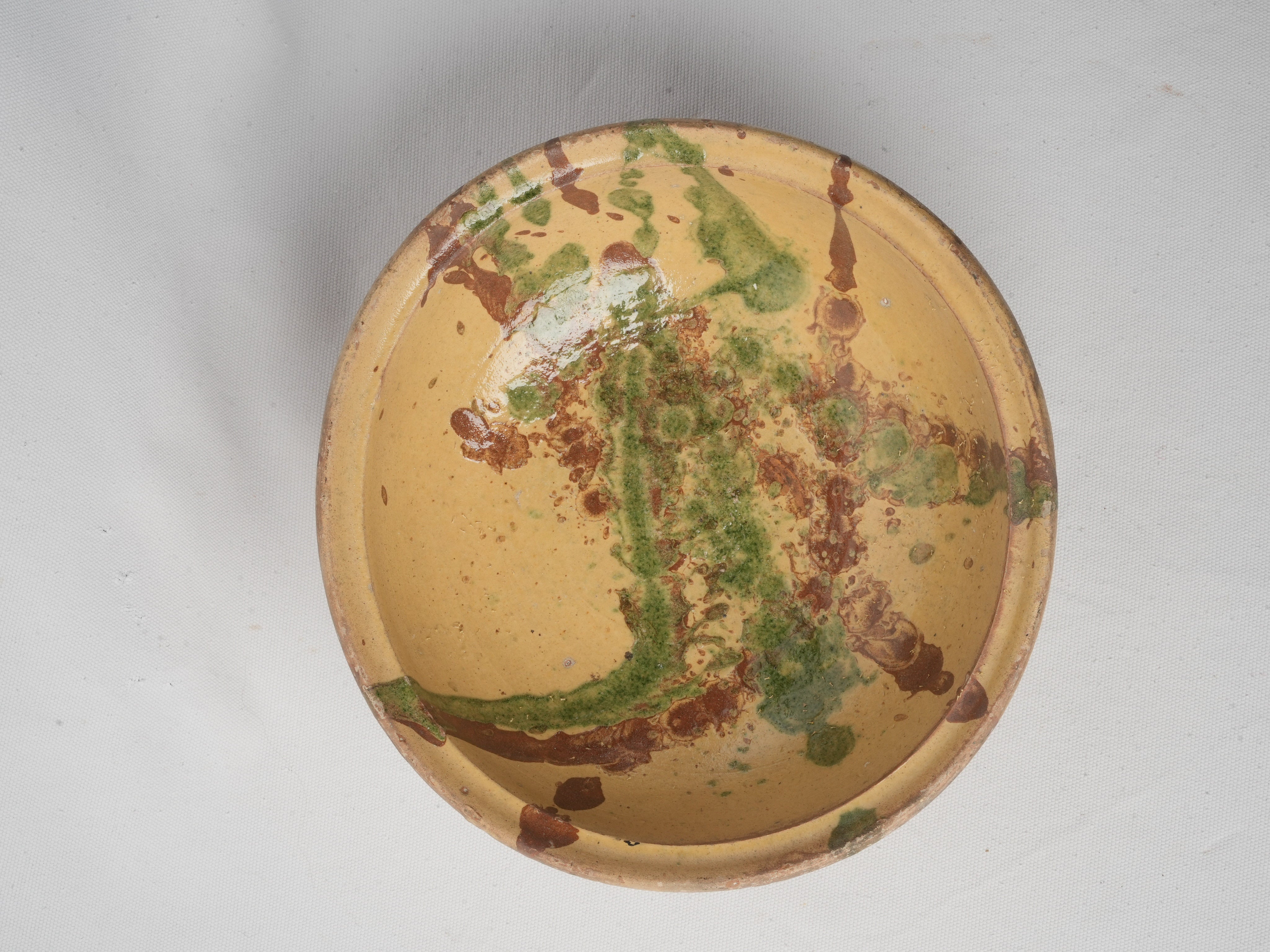 Historical French ceramic dish  