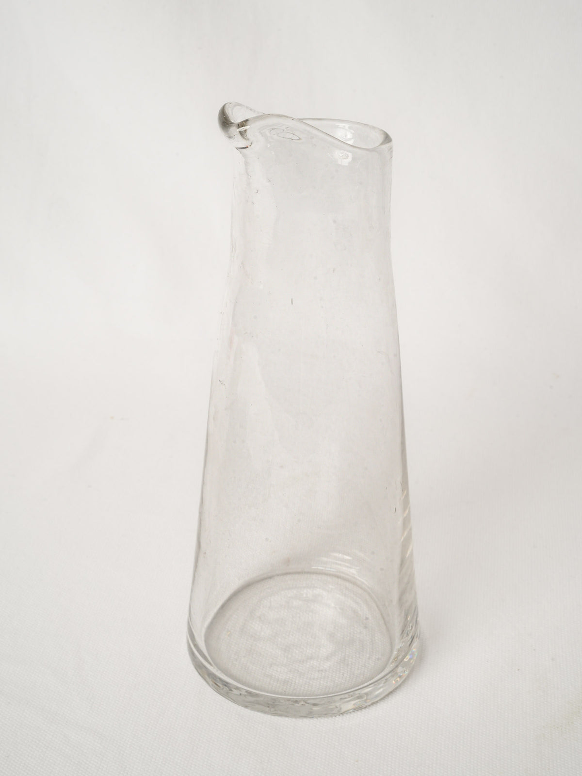 Vintage Blown Glass Carafe with Beak 10¼"