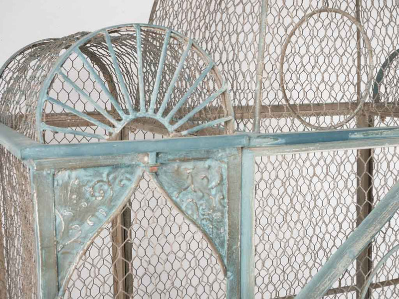 Huge Napoleon III antique French birdcage 59"