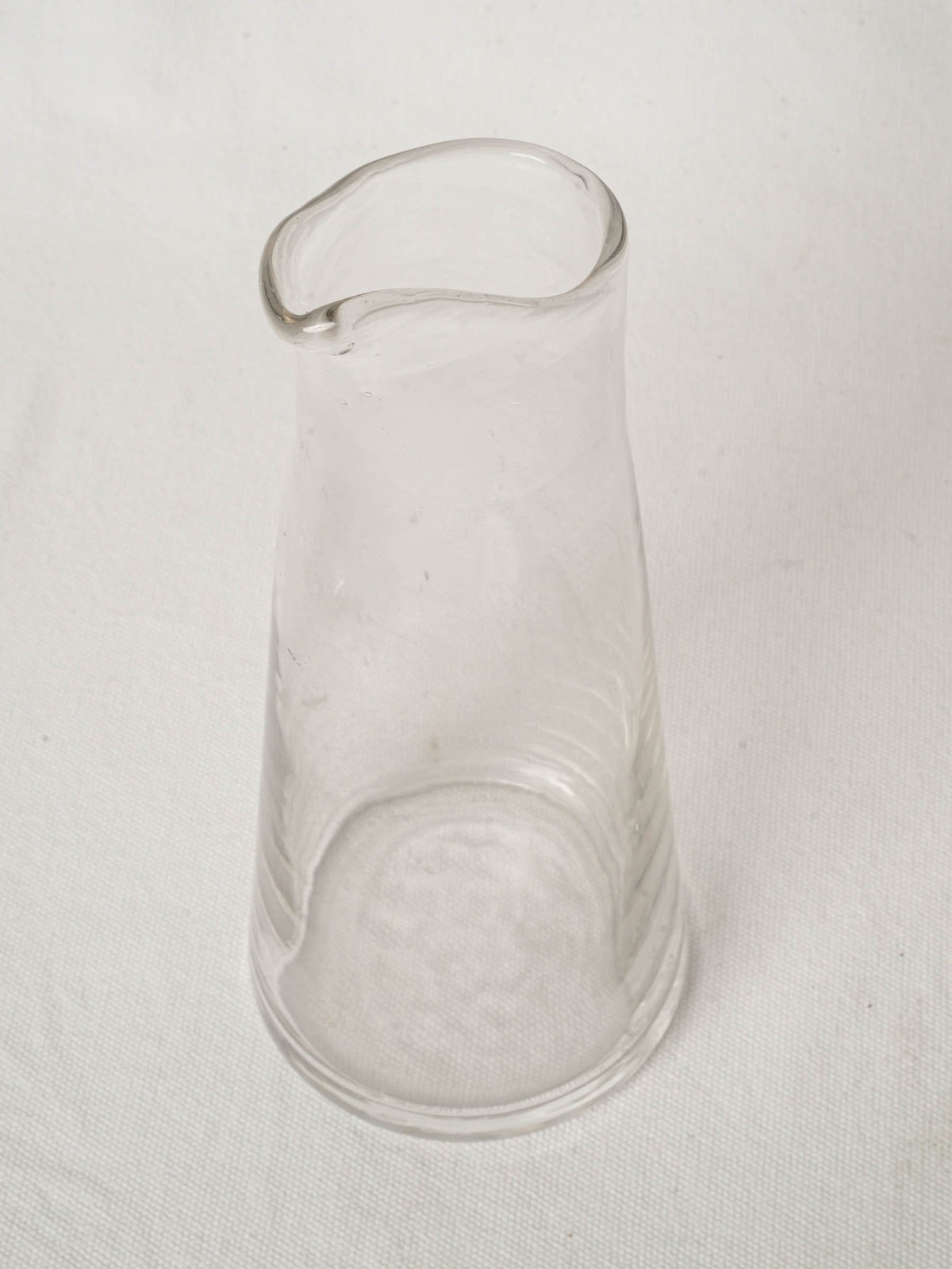 Vintage Blown Glass Carafe with Beak 10¼"