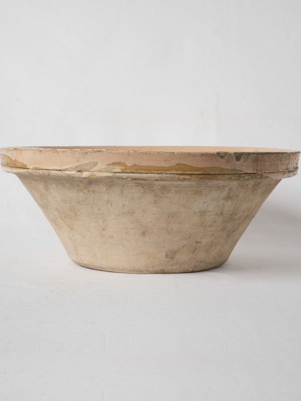 Antique cream terracotta tian bowl