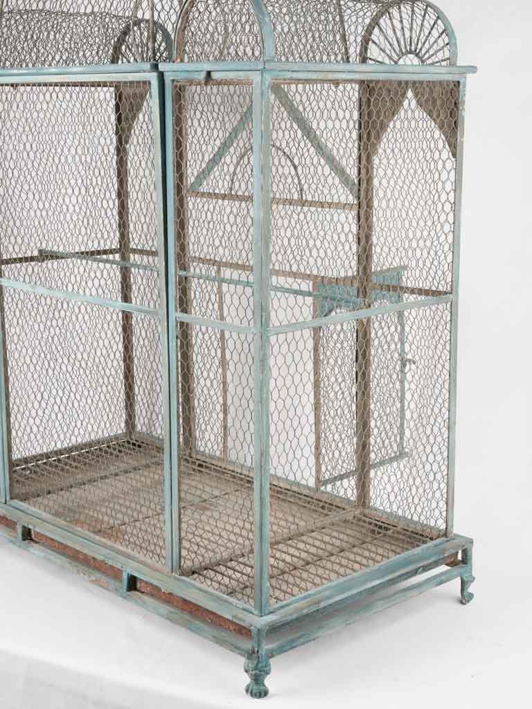 Huge Napoleon III antique French birdcage 59"