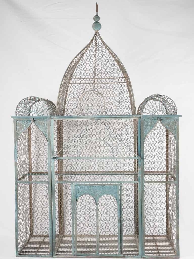 Huge Napoleon III antique French birdcage 59"