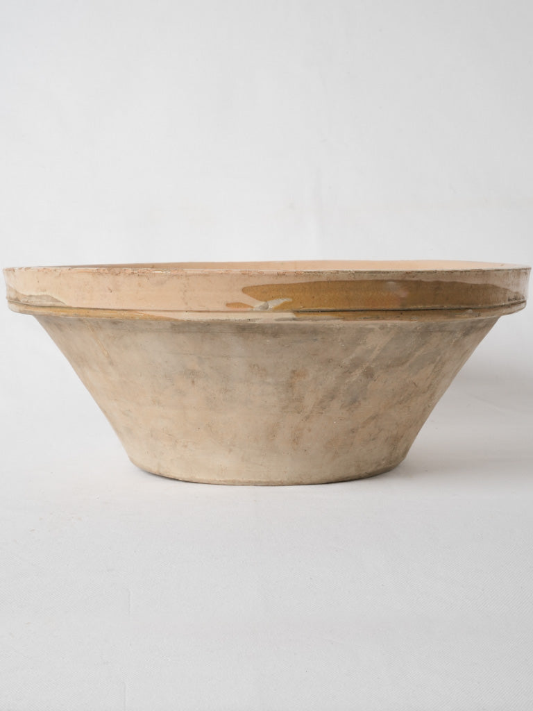 Traditional cream Provencal serving bowl