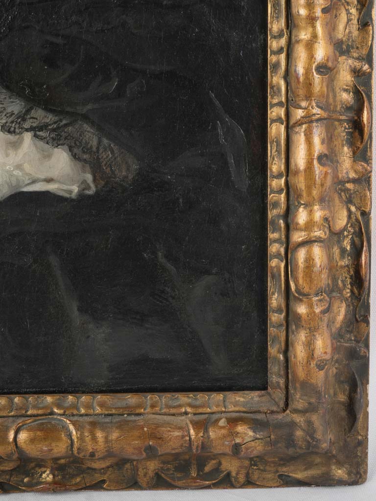 French Second Empire Portrait of a Bourgeois Lady Signed Perrault - 38½" x 33"