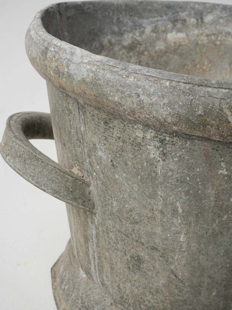 Early 20th-Century French Rustic Zinc Cachepot - 11½"