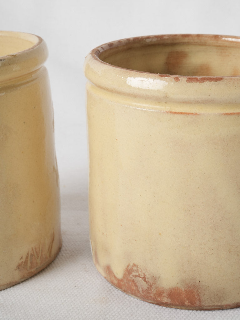 Elegant Drôme salt & jam pots