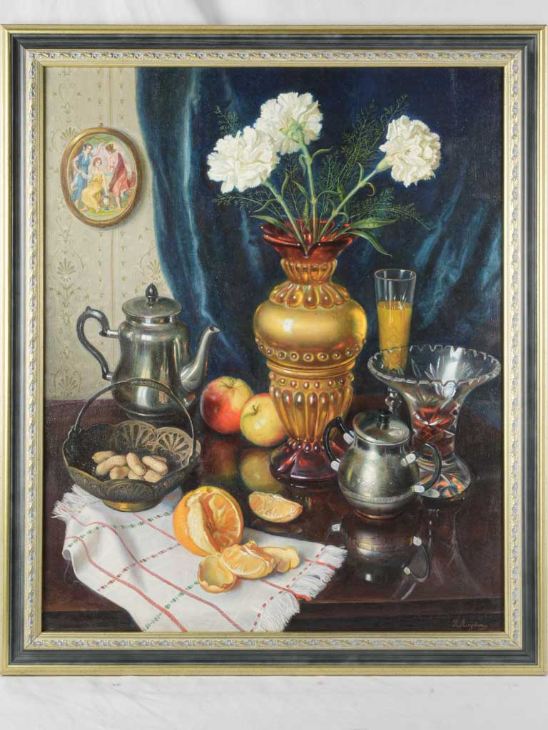 Sophisticated Modern Russian Still Life Painting - 39½" x 32¼"