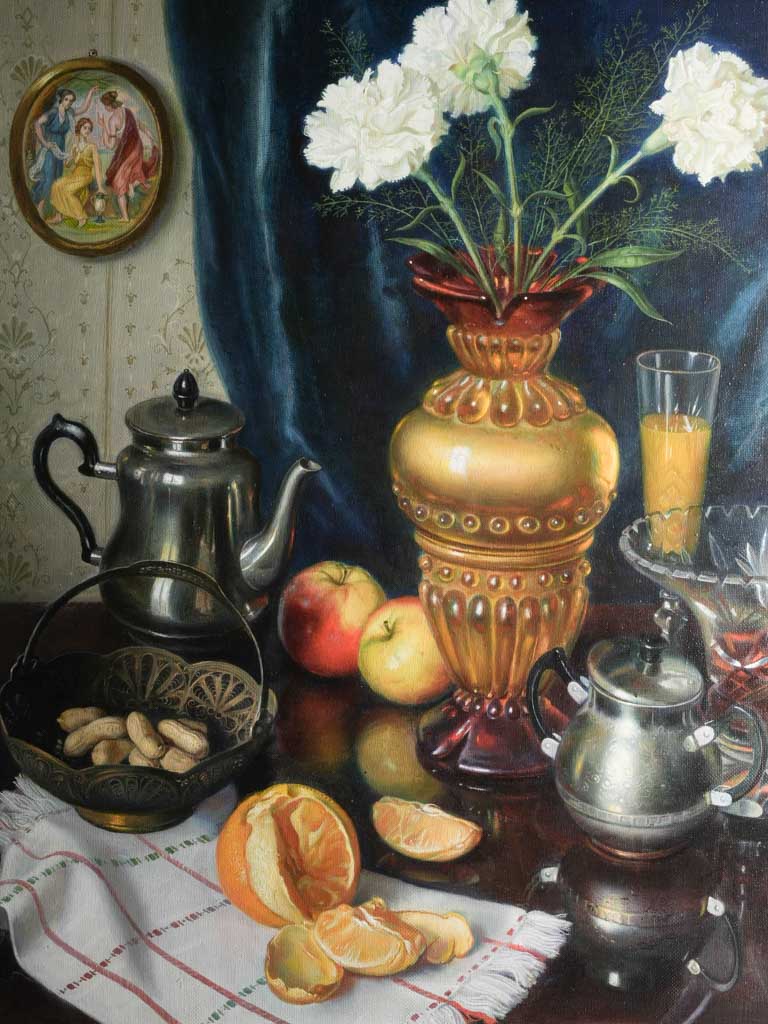 Sophisticated Modern Russian Still Life Painting - 39½" x 32¼"
