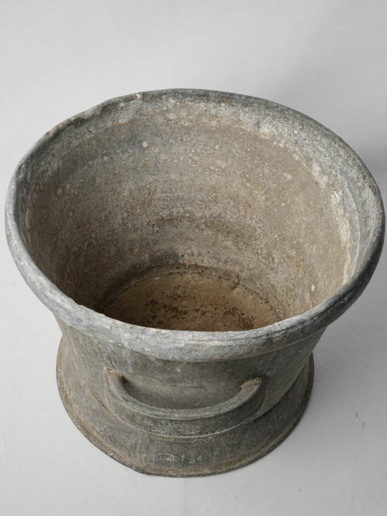 Early 20th-Century French Rustic Zinc Cachepot - 11½"