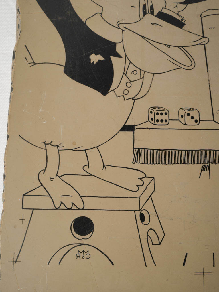 Rare interwar period print stone