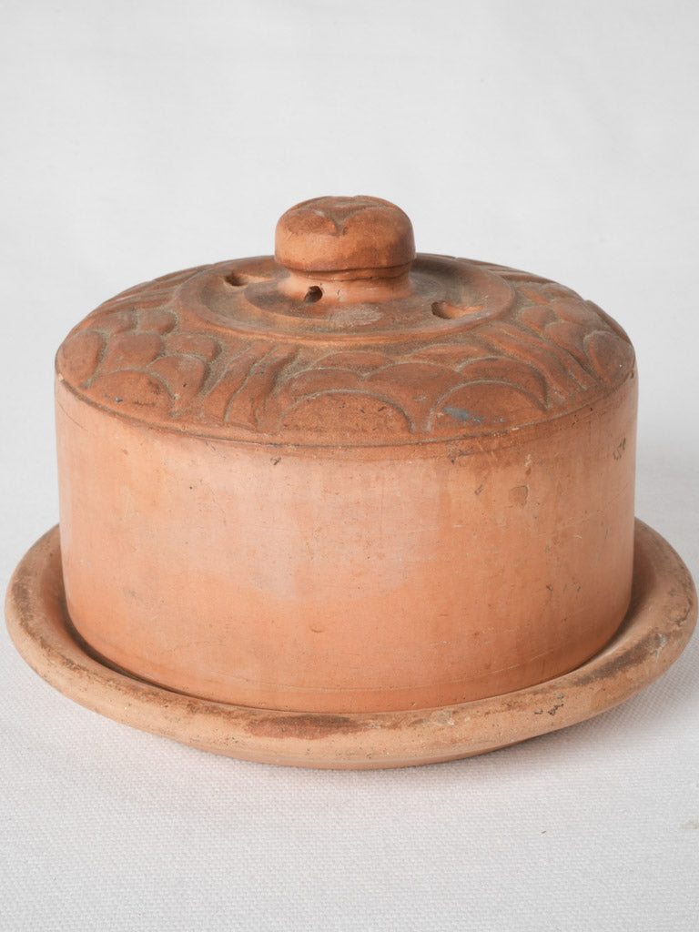 Antique Provençal terracotta butter bell