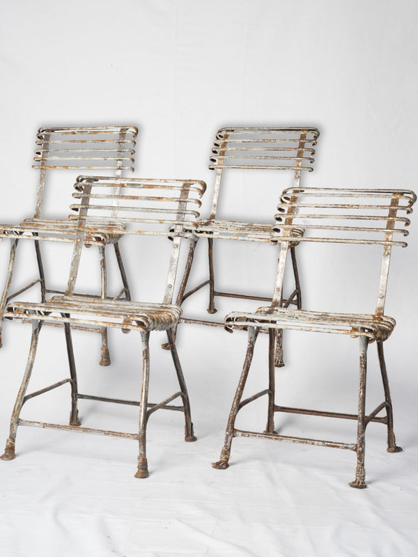 Antique claw-footed Arras garden chairs
