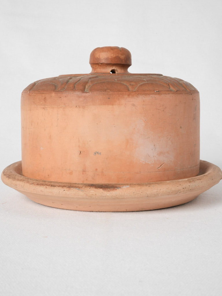 Artisanal vintage French butter dish