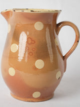 Classic early 20th-century pottery pitcher