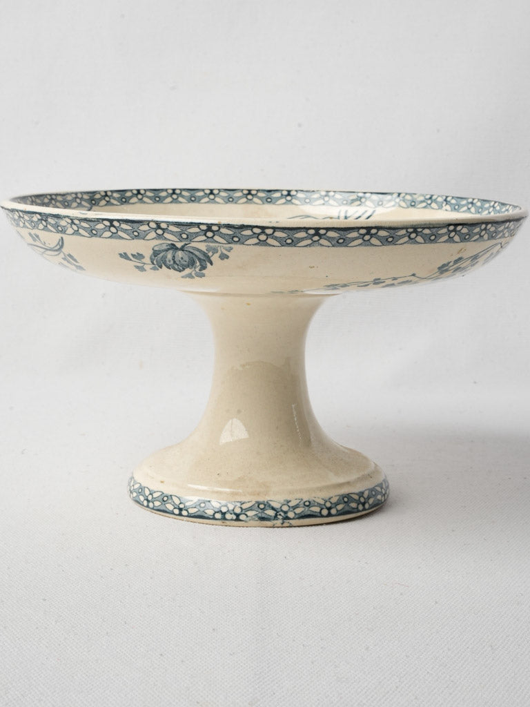 Charming antique Sarreguemines pedestal